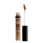 Peitevoide NYX Can't Stop Won't Stop Contour Concealer Golden Honey, 3,5 ml