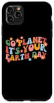 Coque pour iPhone 11 Pro Max Cute Go Planet It's Your Earth Day Peace Groovy Kids Boy Girl