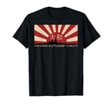 Japanese Battleship Yamato Rising Sun Flag T-Shirt