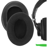 Geekria Mesh Fabric Replacement Ear Pads for ATH M50X Headphones (Black)