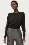 Gina Tricot - Topp Draped Back Top - Svart