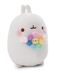 NICI Molang Peluche 48 cm avec Fleur Arc-en-Ciel - Peluche Mignonne pour câliner et Jouer, Peluche Molang pour Les Amateurs de doudous - 61166