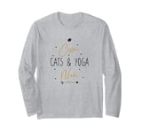 Coffee Cats and Yoga Mats Long Sleeve T-Shirt