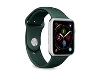 Puro Puro Icon Apple Watch Band - Elastiskt Sportarmband För Apple Watch 42 / 44 Mm (S/M &Amp  M/L) (Mörkgrön)