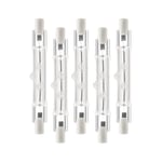 5-pack R7s 118mm 300w 230v, r7s halogenlinjärt ljus