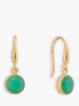 Auree Barcelona Birthstone Gold Vermeil Drop Earrings