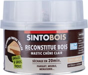 Sinto Sintobois mastic à bois avec durcisseur - Boîte 170 ml / 190 g Chêne clair