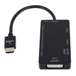 Hakeeta 4 in 1 HDMI to DVI 4K/VGA/HDMI 4K/Audio Adapter Converter Cable, Suitable for Mobile Phones, Computers, Computers, Projectors and Other Digital Products.