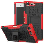 Sony Xperia XZ Premium      Heavy Duty Case    [Red]