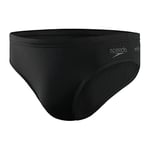 Speedo Men's Essential Eco Endurance+ 7cm Swimming Briefs| Chlorine Resistant | Recycled Fabric | Swim Fitness | Training | Holiday| Speedos, Black, 38