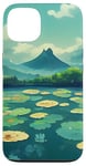 Coque pour iPhone 13 Des nénuphars sur un lac, Studio Ghibli/Breath of the Wild