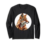 Pretty cool wild dog jackal costume for boys and girls Long Sleeve T-Shirt