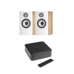 Harman Kardon Citation Amp with Bowers & Wilkins 607 S3 Bookshelf Speakers Oak Package