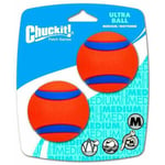 Chuckit Launcher Ultra Ball Medium 2pk 6.5cm