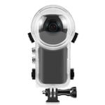 VOLOHAS Boîtier étanche pour caméra d'action insta360 X4 - Boîtier étanche de 50 m - Boîtier sous-marin avec pince de montage rapide pour caméra panoramique insta360 X4