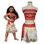 Flickors Vuxen Kostym Moana Prinsessa Finfräcka Kläder Cosplay Deluxe Klänning | Fruugo Se(fri Frakt) Vuxen L