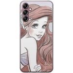 ERT GROUP Coque de téléphone Portable pour Samsung A14 4G/5G Original et sous Licence Officielle Disney Motif Ariel 005 Parfaitement adapté à la Forme du téléphone Portable, Coque en TPU