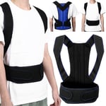 Unisex Adjustable Back Spine Support Posture Corrector Brace Hunchback Corre LVE