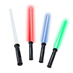 tevenger 67 cm Sabre Laser Laserschwert Starr Son 4 Fois Gratuit Changeable Effets Lumineux Bleu Rouge, Vert Clignotant