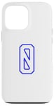 iPhone 13 Pro Max Number #0 Sport White Blue Varsity Number Case