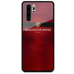 Huawei P30 Pro Svart Mobilskal Med Glas Manchester United