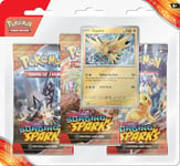 Scarlet & Violet Surging Sparks Zapdos 3P Blister Pack - Kortspill fra Outland