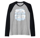 Hot Air Ballooning Fan Sky Adventure and Balloon Enthusiast Raglan Baseball Tee