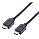 Manhattan HDMI Cable, 4K@30Hz (High Speed), 1.5m, Male to Male, Black,