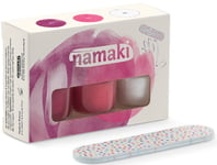 Nagellack för barn 3-pack + nagelfil - Namaki