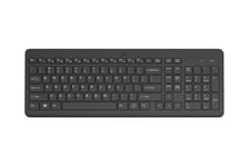 HP 225 - tastatur - 2.5-zone layout - QWERTY - engelsk - sort