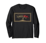 VU Meter Music Lovers Vinyl Record Collector Retro Novelty Long Sleeve T-Shirt