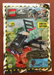 POLYBAG LEGO FIGURINE JURASSIC WORLD FOIL 122222 LE DINOSAURE BLUE + CAGE