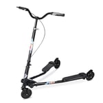 AOODIL Trottinette Swing, Trottinette Wiggle pour Enfants, Trottinette Ciseaux, Trottinette Pliable à 3 Roues pour Adultes, Hauteur Réglable, Trottinette pour Garçons/Filles/Adultes à Partir de 6 Ans