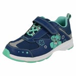 Junior Clarks Casual Girls Trainers Reflectice