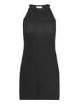 High Neck Tank Dress Designers Short Dress Black Filippa K