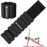 flintronic Poids de Poignet Réglables, 2 PCS Ensemble de Poids Cheville, Fitness Bracelet de Poids Portable pour Femmes et Hommes, pour Jogging, Marche, Yoga, Danse, Pilates, l'aérobic - 0,5 kg Chacun