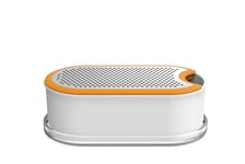 Fiskars Box Grater, With Container, Dimensions: 16.8 x 9.0 cm, Metal/Synthetic Material, Functional Form, 1019530