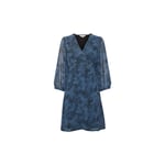 Trinepw Dress, Bluefin Feather Print