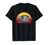 Retro Sunset Rotary Dial Telephone Rotary Phone T-Shirt