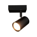 Ledvion Spot Plafonnier LED Noir - Inclinable - GU10