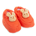 TROUSSELIER - Chaussons pour bébé - Lapin - 0 à 2 ans - Tissus en Coton Bio - Idéal Cadeau de Naissance - Lavable en Machine - Colori Corail