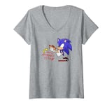 Womens Sonic the Hedgehog, Fearless Year of Shadow - Sonic Approved V-Neck T-Shirt