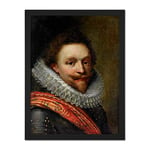 Artery8 Lyon Portrait Henry Frederick Prince Of Orange Artwork Framed Wall Art Print 18X24 Inch