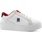 Bottines Tommy Hilfiger  Platform Court Sneaker White FW0FW08210