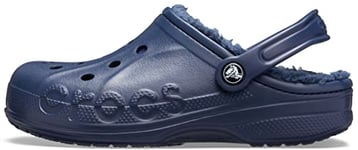 Crocs Mixte Baya Lined Clogs-and-Mules-Shoes, Navy, 39/40 EU