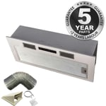 SIA 70cm Under Cupboard Canopy Built In Cooker Hood Extractor Fan + 3m Ducting