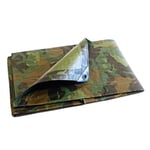 Bâche Peinture 1,8x3 m - TECPLAST - CM150PE - Camouflage - Haute Qualité - Bâche de protection Peinture pour sol et meuble