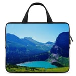 13 inch Laptop Bag with Handle Montana Lake Mountain Laptop Briefcase for Working School Men & Women