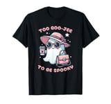 Cute Halloween Pink Boo Jee Ghost Girl Women Boujee Spooky T-Shirt