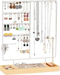 ProCase Jewellery Organiser Stand Earring Holder, 144 Holes Stud Earring Displa